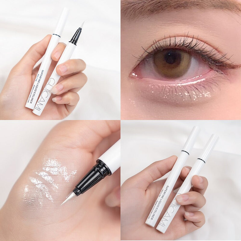 Shimmer Highlighter Pencil Smooth long lasting Waterproof Diamond Champagne Gold Pink Brighten Eye Shadow &amp; Liner Silkworm Pen