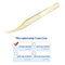 False Eyelash Tweezers For Fake Eyelashes Extensions Individual Curved Strip Lashes Eyebrow Hair Clip Tongs Nail Art Makeup Tool