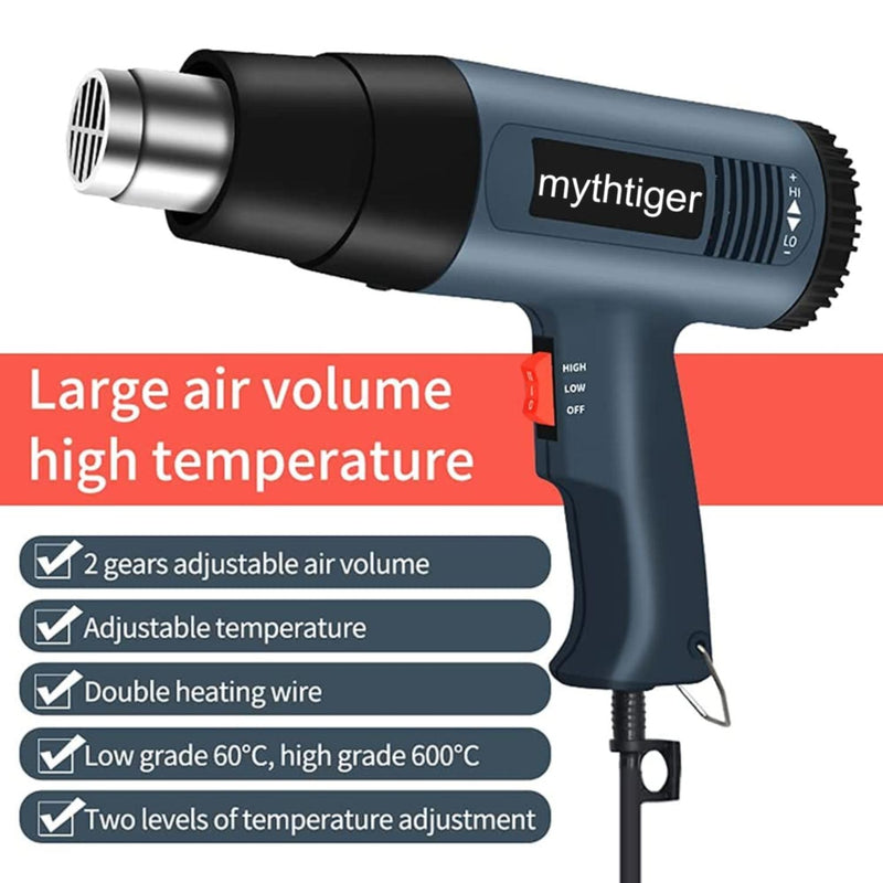 2000W LCD/NO LCD Heat Gun Variable Temperature Advanced Electric Hot Air Gun Power Tool Hair dryer for soldering Thermoregulator