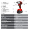 WOSAI 20V Cordless Brushless Electric Wrench Impact Wrench Socket Wrench 320N.m Li-ion Battery Hand Drill Installation