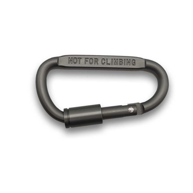 Survival D-ring Locking Carabiner Clip Set Screw Lock Hanging Hook Buckle Karabiner Camping Climbing Equipment
