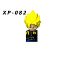 KT1007 KT1009 KT1011 KT1020 KF6142 Dragon Ball Z Goku Vegeta Trunks Kuririn Mini Action toy Figures Kids Assemble dolls Gifts