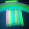 DIY Luminous Pop Tubes Fluorescent Color Stretched Plastic Tube Corrugated Telescopic Tube Vent Decompression Toy Long Squishy