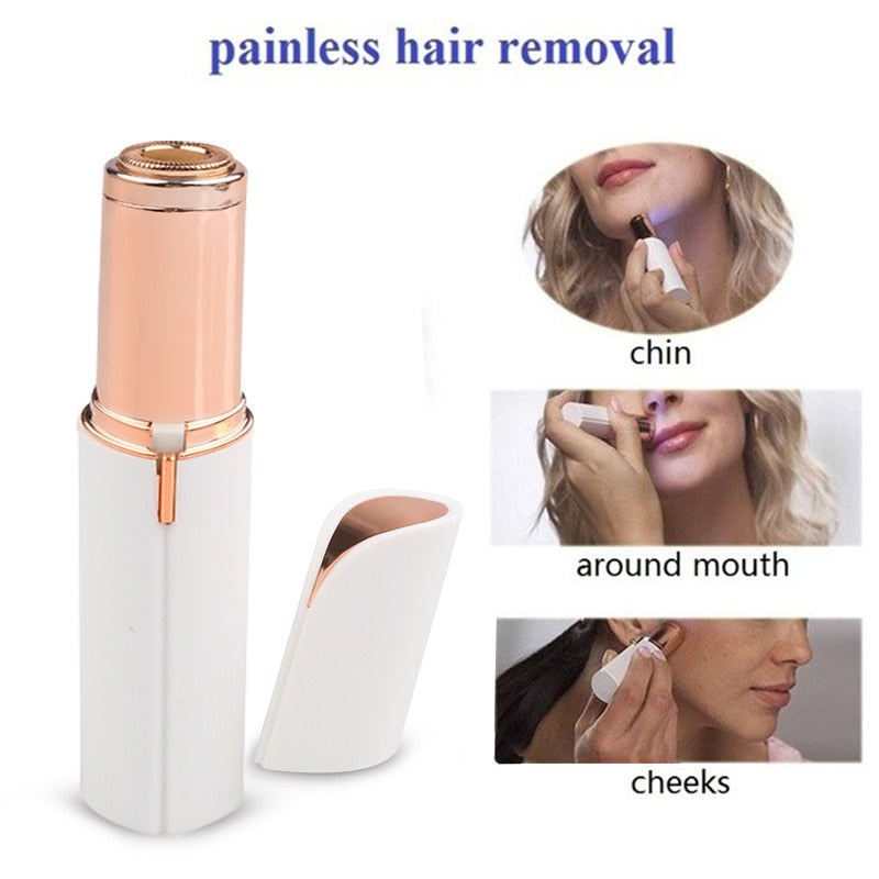 Epilator Face Hair Removal Lipstick Shaver Mini Electric Eyebrow Trimmer Maquiagem Profissional Completa Trymer Do Brwi Eyebrow