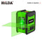 2 Lines Laser Level Self Levelling Green Beams Laser Horizontal &amp; Vertical Cross-Line