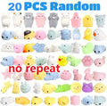 50-5PCS Kawaii Squishies Mochi Anima Squishy Toys For Kids Antistress Ball Squeeze Party Favors Stress Relief Toys For Birthday