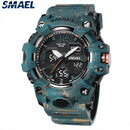 Sport Watch Military Watch For Men Alarm Clock Stopwatch LED Digital Back Light Dual Time Display 8008 Men&