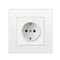 Depo Wall Type Dual USB Power Socket 2.1A, Electrical socket wall plug with usb, 16A 220V outlet, German EU Standard Socket