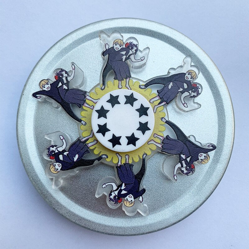 Whirling Running Animation Fidget Spinner Gyro Cartoon Anime Running Dynamic Hand Spinner for Children Adult Stress Relief Toys