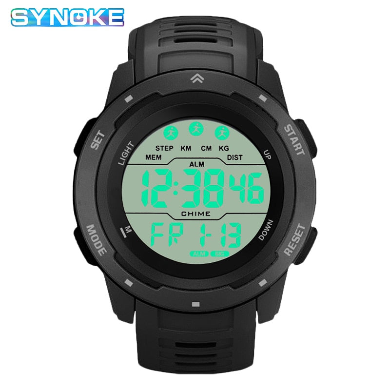 Reloj Hombre Outdoor Digital Watches Sport LED Men Big Dial Round Watch Luminous Casual Clock Multifunction Wrist Stopwatch 2022