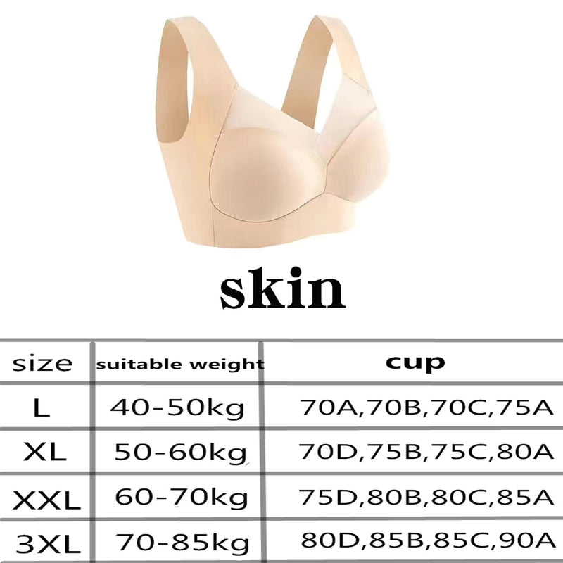 Sexy Top Seamless Bra Plus Size Backless Bras Push Up Women Wireless Bralette Woman Underwear Sports Unwired Bra Without Frame