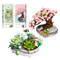 Mini Bouquet Building Blocks Flowers Succulent Cherry Blossom Bonsai 3D Model Home Decoration Children&
