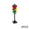 Marumine Traffic Road Sign Light Lamp Block Brick City Street View Accessories Signpost Barrier Speed Limit Indicator Warning