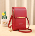 Women Bags Soft Leather Wallets Touch Screen Cell Phone Purse Crossbody Shoulder Strap Handbag for Female Cheap Women&#39;s Bags