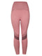 SVOKOR High Waist Fitness Leggings Women Sexy Seamless Leggings Hollow Printed Workout Pants Push Up Slim Elasticity