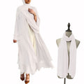 Ramadan Open Chiffon Abaya Dubai Women Sash Marocain Kaftan Eid Hijab Long Robe Muslim Fashion Clothes Turkey Vestido De Mujer