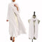Ramadan Open Chiffon Abaya Dubai Women Sash Marocain Kaftan Eid Hijab Long Robe Muslim Fashion Clothes Turkey Vestido De Mujer