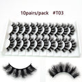 Visofree 5D Mink Eyelashes Long Lasting Mink Lashes Natural Dramatic Volume Eyelashes Extension Thick Long 3D False Eyelashes