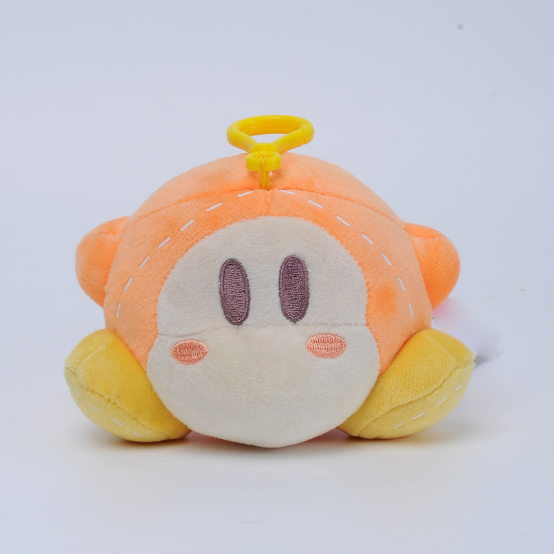 Kirby Keychain Kawaii 12Cm Cartoon Pink Star Keyring Soft Stuffed Plush Toys Cute Gifts Plushies For Girls Friends Childrens