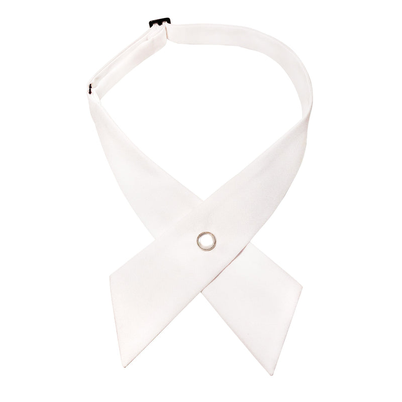 Crisscross bow tie fashionsolid color  detachable collar jk Apparel Accessories