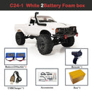 WPL C24-1 Full Scale RC Car 1:16 2.4G 4WD Rock Crawler Electric Buggy Climbing Truck LED Light On-road 1/16 For Kids Gifts Toys