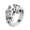 1pcs Titanium Steel Eagle Dragon Claw Halloween Skull Ring Hot Selling Men&