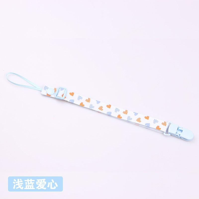 1pcs Comfortable Material Pacifier Cute Baby Clips Chain Dummy Clip Holder Nipples Children Cartoon Pacifier Clip Soother Holder