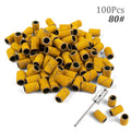 100pcs 80''/120''/180" Nail Art Sanding Bands Gel Polish Remover Tool Accessory for Electric Nail Machine Nail Drill Bits