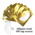 50/100pairs Eyelash Extension Paper Patches Grafted Eye Stickers 7 Color Eyelash Under Eye Pads Eye Paper Patches Tips Sticker