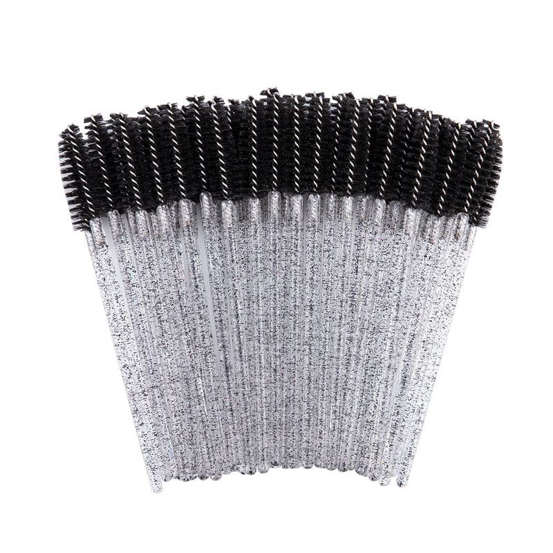 100/50Pcs Disposable Eyelash Brushes Eyelashes Extension Tools Eyebrow Brush Mascara Wands Applicator Spoolers Eye Lash Cosmetic