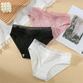 Cotton Panty 3Pcs/lot Solid Women&#39;s Panties Comfort Underwear Skin-friendly Briefs For Women Sexy Low-Rise Panty Intimates