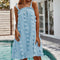 Sleeveless Halter Maxi Summer Dress For Women Fashion Ruffle Beach Long Robe 2022 Elegant Slip Holiday Hollow Out Sundress
