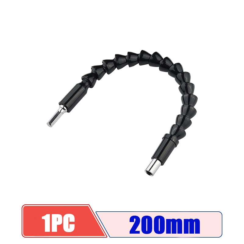105 Degree Right Angle Drill Attachment and Flexible Angle Extension Bit Kit for Drill or Screwdriver 1/4" Socket Adapter Tools