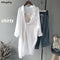 Shirts Women Solid Loose Femme Fashion Blusas Sun-proof Summer Casual Ulzzang Thin All-match Streetwear Chic Elegant Breathable