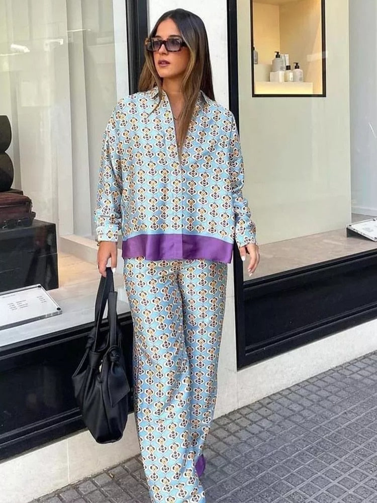 New Fashion Print Elegant Women&