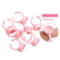100pcs Disposable Ring Caps Microblading Tattoo Ink Cup For Permanent Pigment Holder Rings Accessories Makeup Tattoo Tools