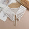Linbaiway 2022 Lace Chiffon Doll Fake Collar Ladies Shawl Wrap Removable Detachable Embroidered False Collar Clothes Accessory