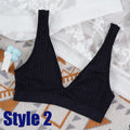 Seamless Bra Sports Bras For Women Plunge Brassiere Top Female Backless Deep V Sexy Lingerie Women Underwear Rib Bralette