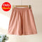 Summer Cotton Tracksuit Women Spring Loose Two Piece Sets Casual Long Sleeve  Sweatshirt &amp; Elastic Waist Shorts Female Outfits