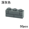 Thick Wall Figures Bricks Compatible 98283 15533 DIY 1x2 1x3 1x4 1+2 Dots Building Blocks Educational House Contruction Toys