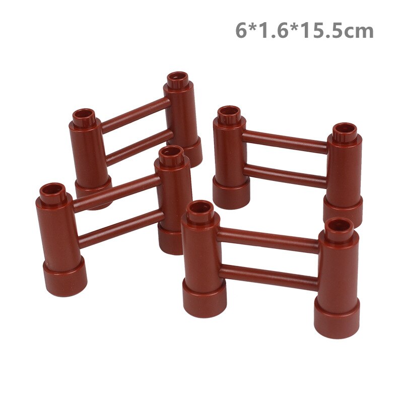 Big Building Blocks Compatible Slide Swing Seesaw Park Playground Series Large Bricks Children Educational Creative Toy Kid Gift