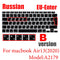 Russian silicone Keyboard Cover Protector for Macbook air13/12 /15/16pro touchbar A1706/A1466A1708/A1990/A1398/A2289/A1932/A2141