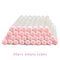 50pcs Reusable Eyelash Brush Tube Disposable Eyelash Wands Eyebrow Brush Replaceable Dust-proof Sparkling Broken Diamond Bottom