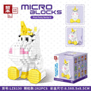 Disney DIY LinaBell assembly buildding blocks Goofy Pluto Anime Mini Action Figures Educational Toys kids Birthday Gifts