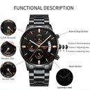 NIBOSI Relogio Masculino Mens Watches Top Brand Luxury Famous Men&