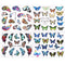 1Pcs Water Nail Decal and Sticker Flower Leaf Tree Green Simple Summer DIY Slider for Manicure Nail Art Watermark Manicure Decor