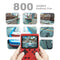 800 IN 1 Retro Video Game Console Handheld Game Player Portable Pocket TV Game Console AV Out Mini Handheld Player for Kids Gift