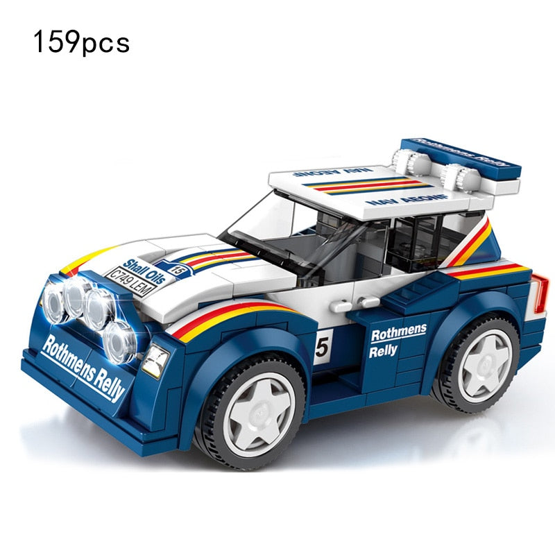 67 models City Racing Car Speed Champions Sports Building Blocks Bricks Classic Rally Super Racers F1 Great Vehicles kits toys