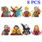Disney 4cm Children Anime figure Building Blocks Kid Gift Toy Model Mini City Movies Characters Figurine Compatible With Lego