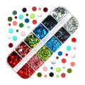 Fluorescence Butterfly Heart Fruits Various Shapes Nail Art Glitter Flakes 3D Colourful Sequins Polish Manicure Nail Decoration